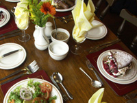 Delicious freshly cooked meals